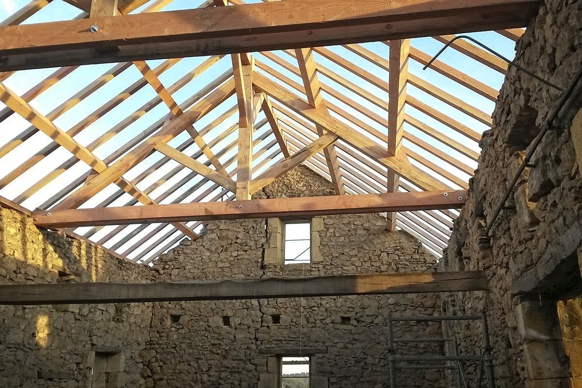 Refection d'une charpente traditionnelle