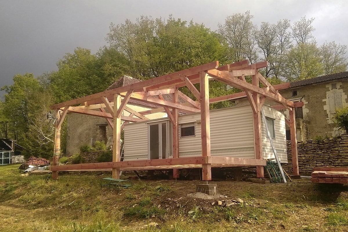 Agrandissement en bois